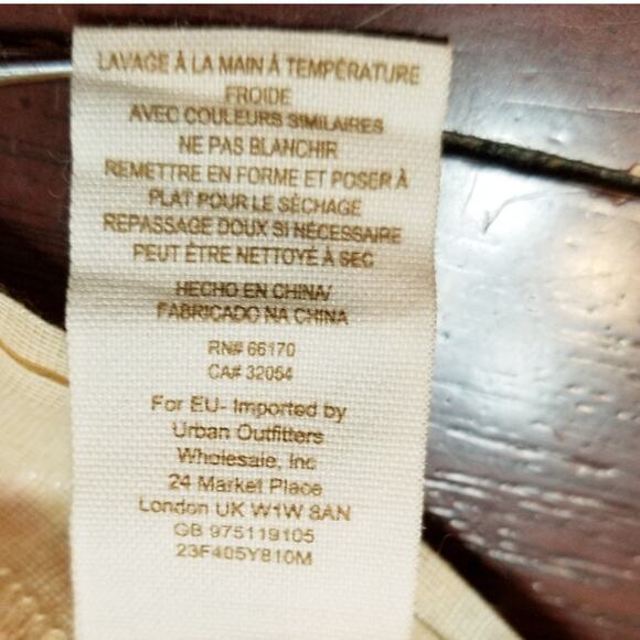 FREE PEOPLE Mini Spring Summer Sun Dress Cotton Blend Floral Zip Back Size 2 - Picture 7 of 7